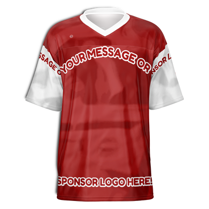  Just Being You, Your Way!-Activewear for Dudes | Get your best memories as the free style design for your next football shirt. Any design and base color!-Football Jersey - AOP - AC P0P1