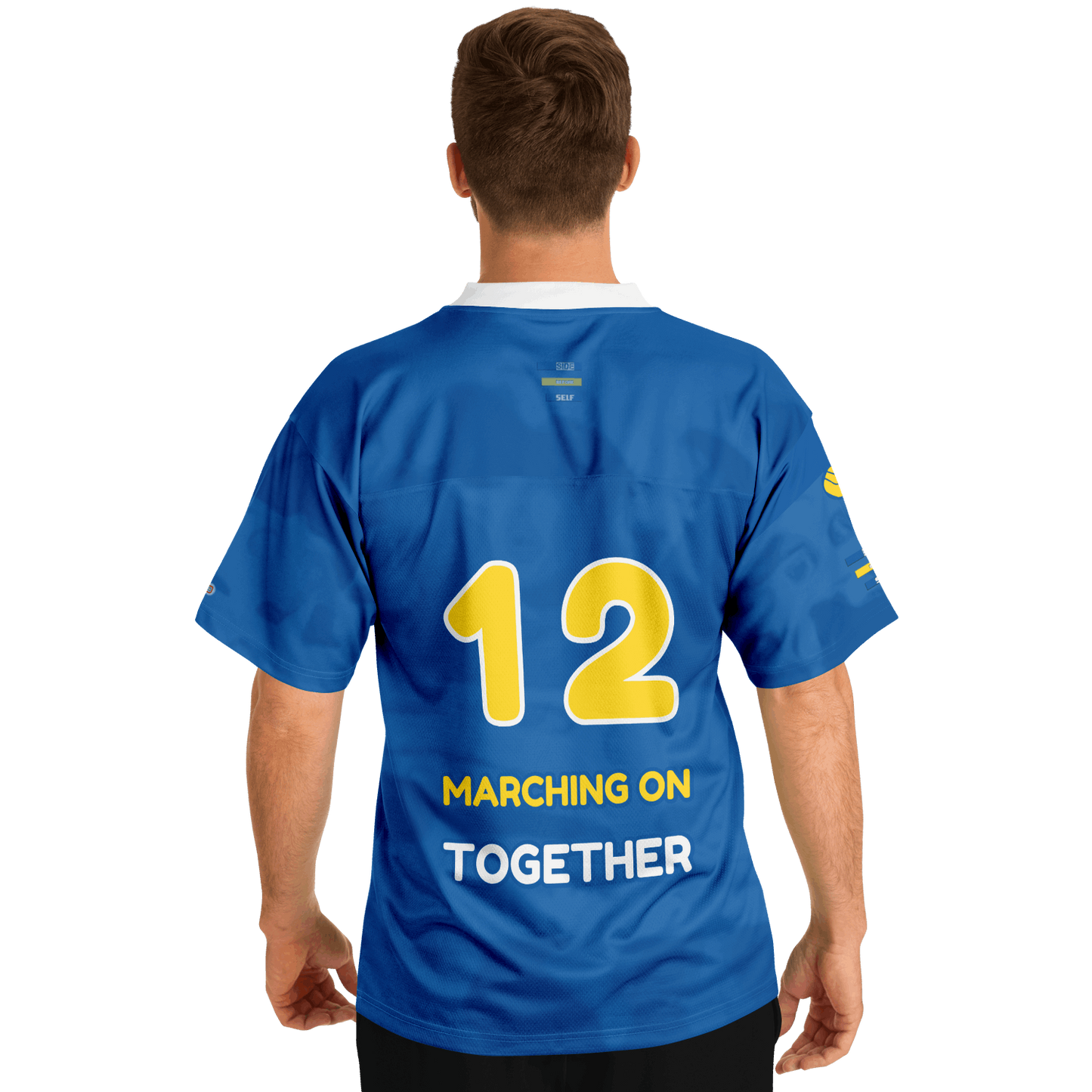  Just Being You, Your Way!-Activewear for Dudes | Get your best memories as the free style design for your next football shirt. Any design and base color!-Football Jersey - AOP - FREE STYLE SBS P3