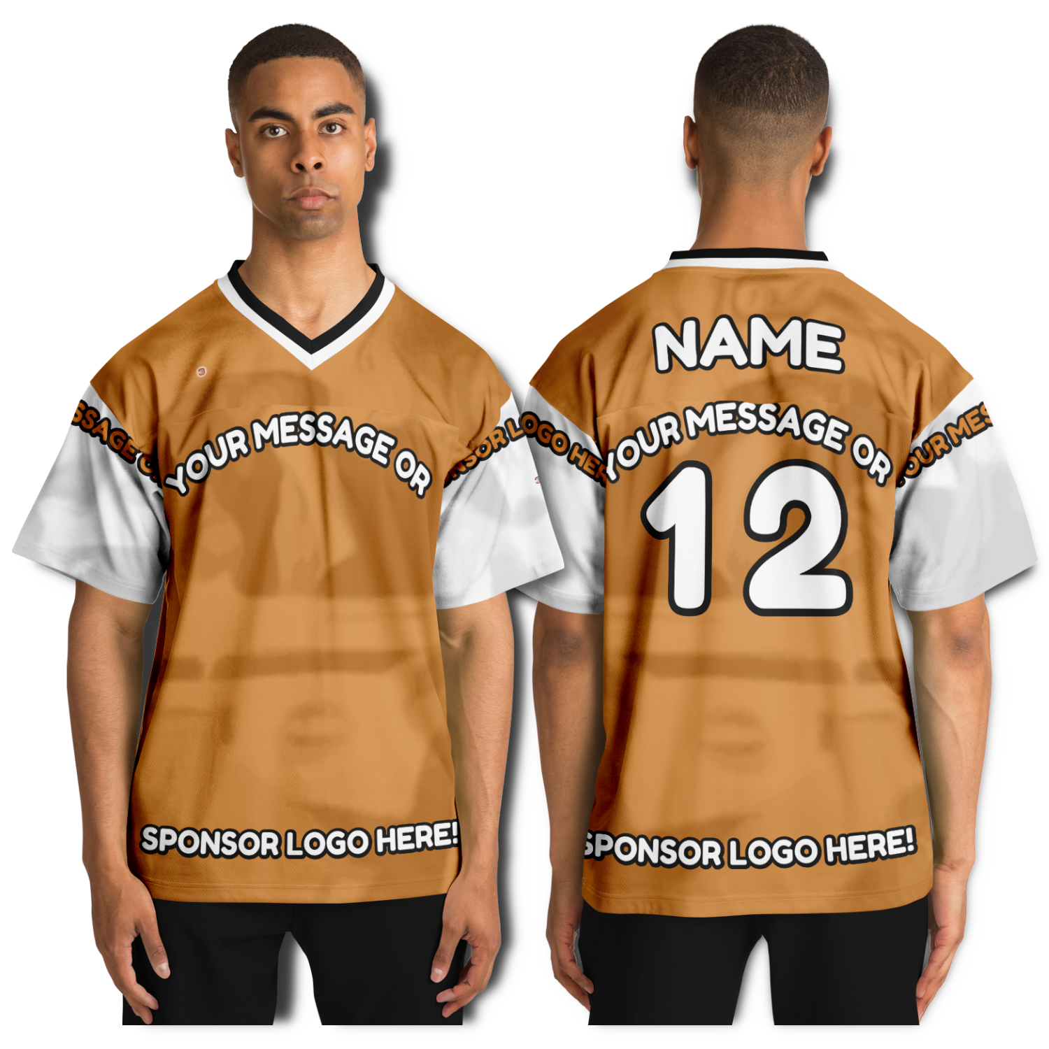  Just Being You, Your Way!-Activewear for Dudes | Get your best memories as the free style design for your next football shirt. Any design and base color!-Football Jersey - AOP - AC P0P1