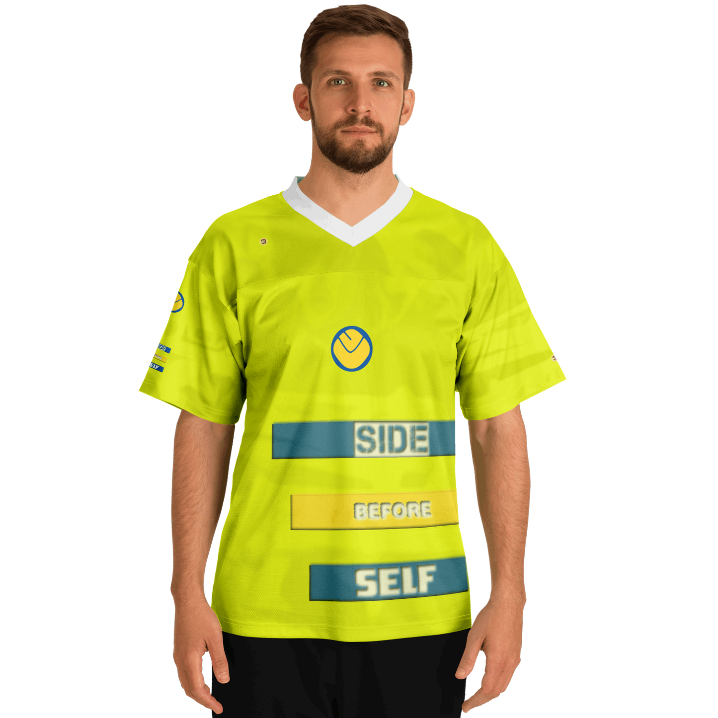  Just Being You, Your Way!-Activewear for Dudes | Get your best memories as the free style design for your next football shirt. Any design and base color!-Football Jersey - AOP - FREE STYLE SBS P3