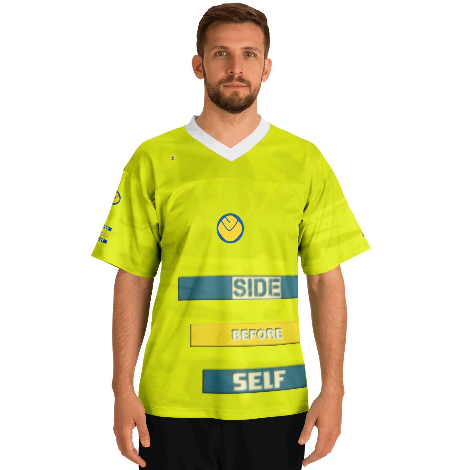  Just Being You, Your Way!-Activewear for Dudes | Get your best memories as the free style design for your next football shirt. Any design and base color!-Football Jersey - AOP - FREE STYLE SBS P3