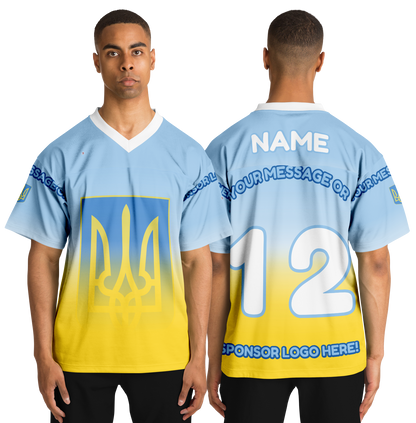  Just Being You, Your Way!-Activewear for Dudes | Get your best memories as the free style design for your next football shirt. Any design and base color!-Football Jersey - AOP - FREE STYLE LG P2P3