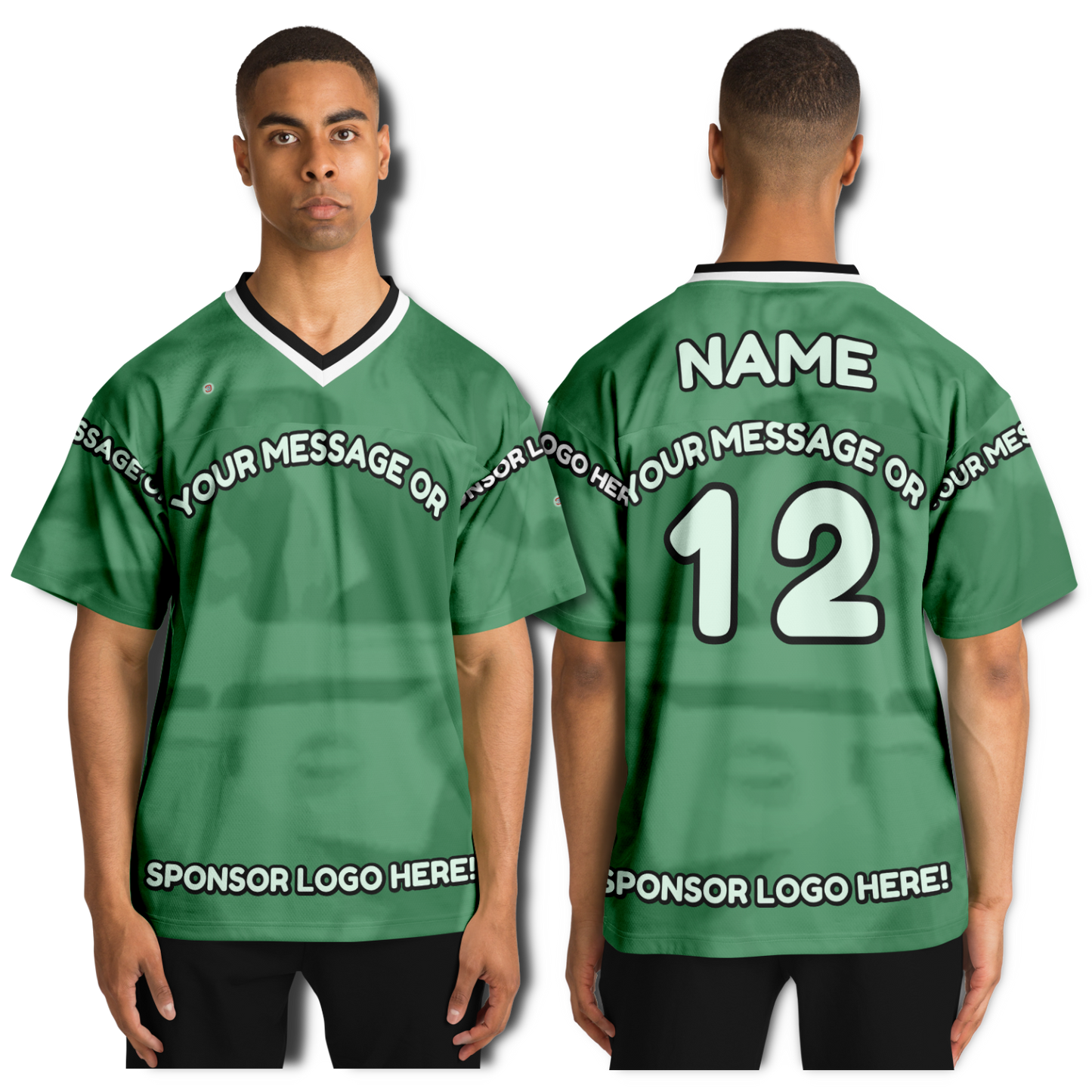  Just Being You, Your Way!-Activewear for Dudes | Get your best memories as the free style design for your next football shirt. Any design and base color!-Football Jersey - AOP - AC P0P1