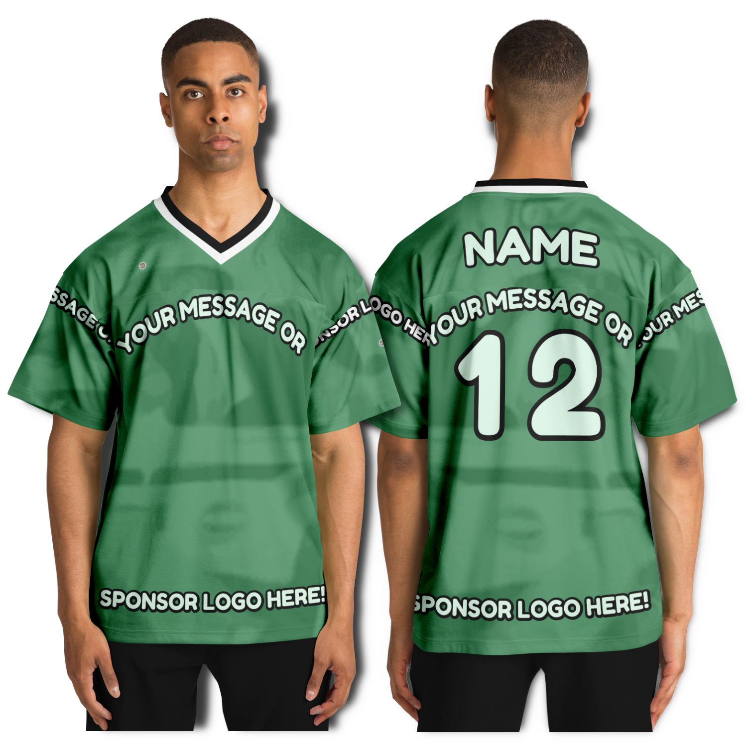  Just Being You, Your Way!-Activewear for Dudes | Get your best memories as the free style design for your next football shirt. Any design and base color!-Football Jersey - AOP - AC P0P1
