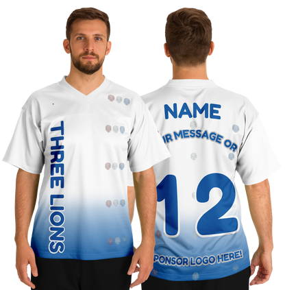  Just Being You, Your Way!-Activewear for Dudes | Get your best memories as the free style design for your next football shirt. Any design and base color!-Football Jersey - AOP - FREE STYLE LG P2P3