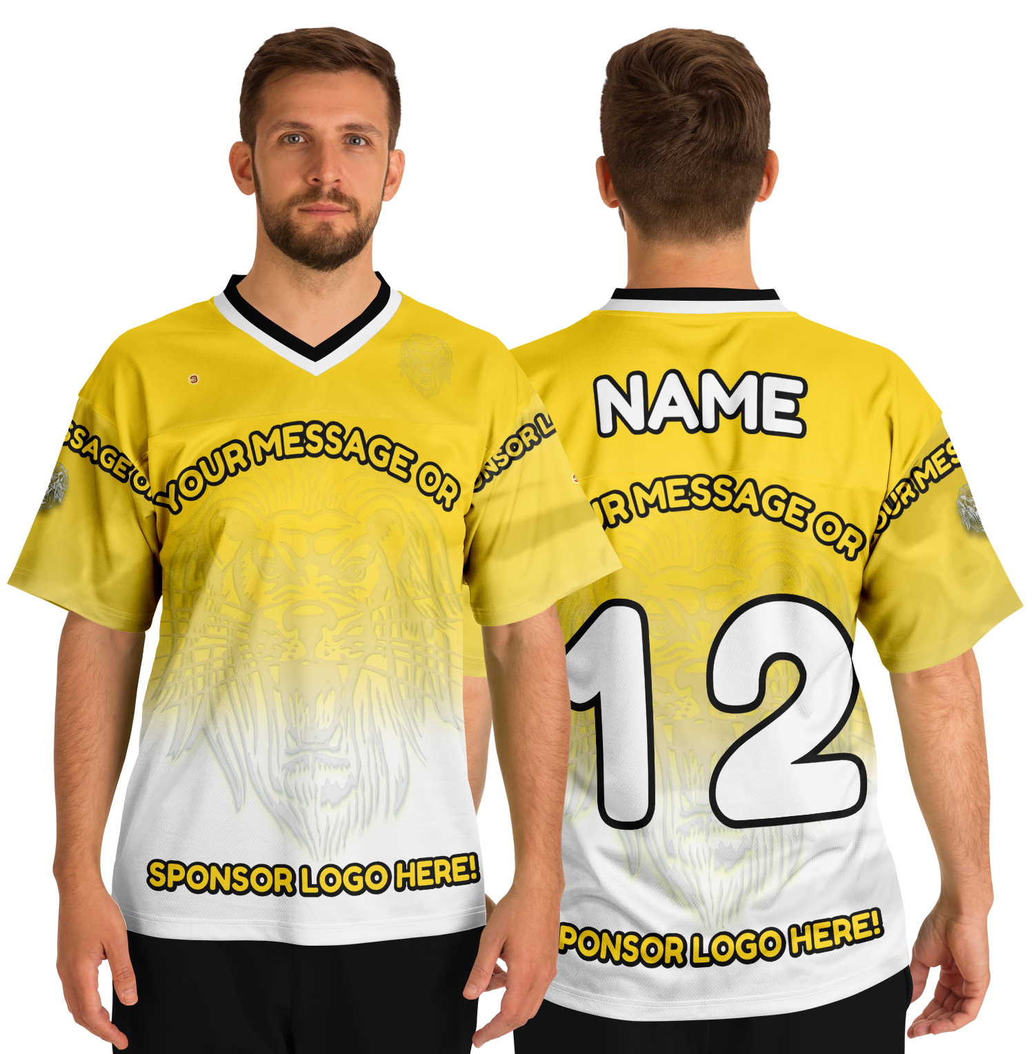  Just Being You, Your Way!-Activewear for Dudes | Get your best memories as the free style design for your next football shirt. Any design and base color!-Football Jersey - AOP - FREE STYLE LG P2P3