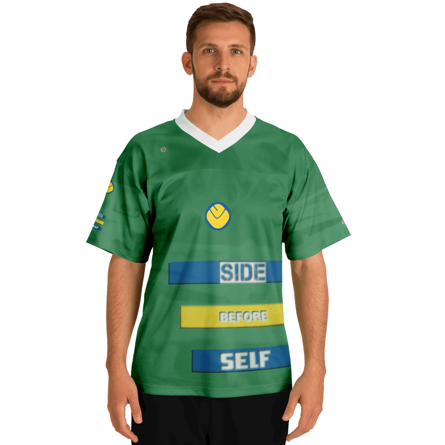  Just Being You, Your Way!-Activewear for Dudes | Get your best memories as the free style design for your next football shirt. Any design and base color!-Football Jersey - AOP - FREE STYLE SBS P3