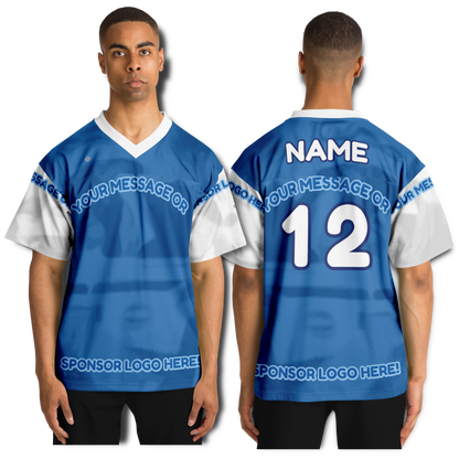  Just Being You, Your Way!-Activewear for Dudes | Get your best memories as the free style design for your next football shirt. Any design and base color!-Football Jersey - AOP - AC P0P1
