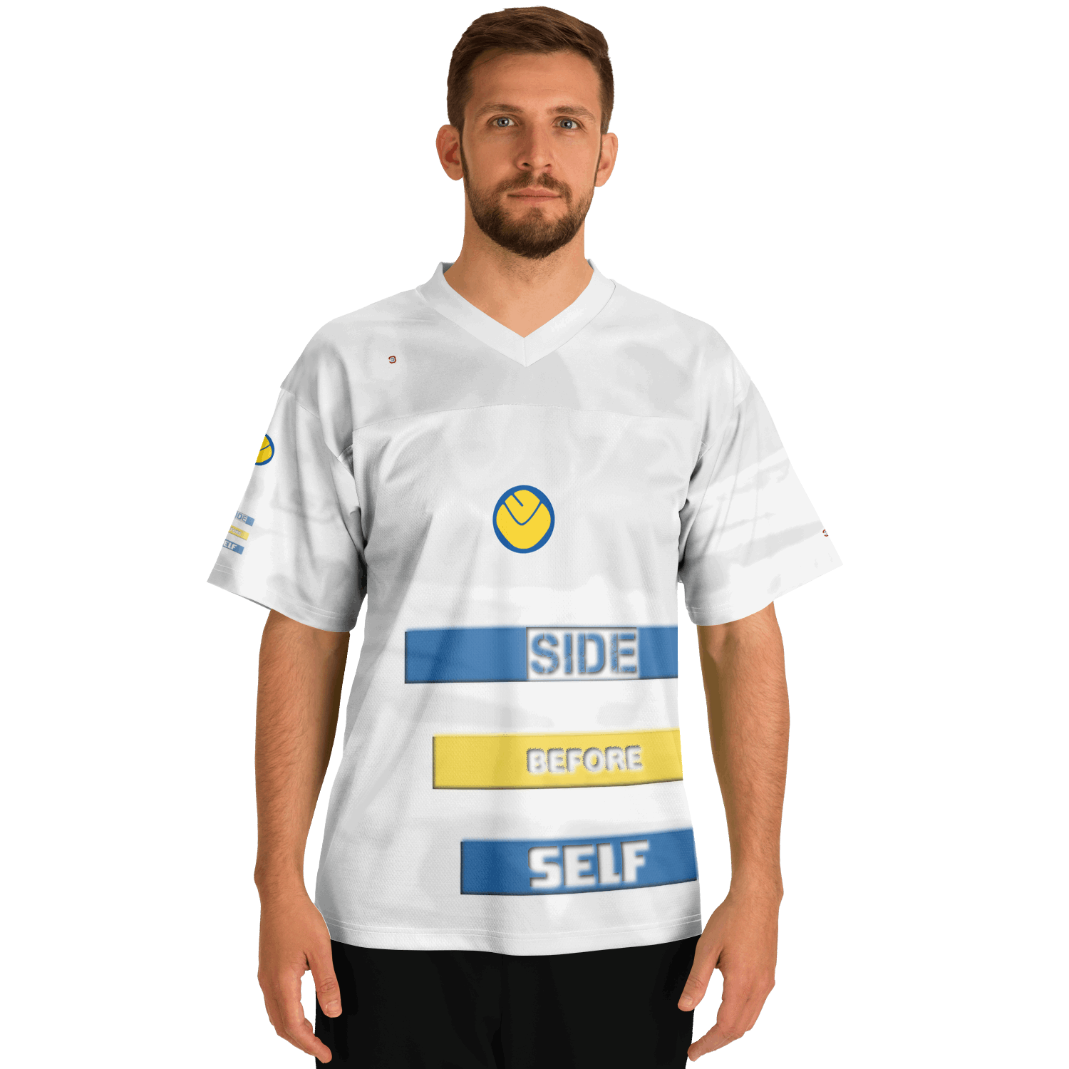  Just Being You, Your Way!-Activewear for Dudes | Get your best memories as the free style design for your next football shirt. Any design and base color!-Football Jersey - AOP - FREE STYLE SBS P3