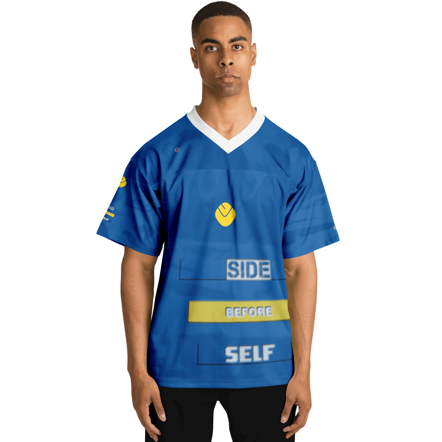 Just Being You, Your Way!-Activewear for Dudes | Get your best memories as the free style design for your next football shirt. Any design and base color!-Football Jersey - AOP - FREE STYLE SBS P3