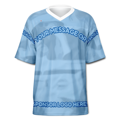  Just Being You, Your Way!-Activewear for Dudes | Get your best memories as the free style design for your next football shirt. Any design and base color!-Football Jersey - AOP - AC P0P1