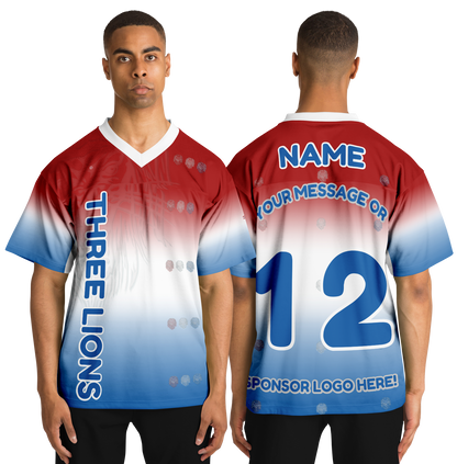  Just Being You, Your Way!-Activewear for Dudes | Get your best memories as the free style design for your next football shirt. Any design and base color!-Football Jersey - AOP - FREE STYLE LG P2P3