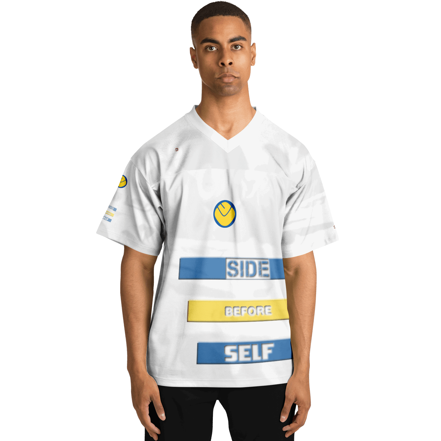  Just Being You, Your Way!-Activewear for Dudes | Get your best memories as the free style design for your next football shirt. Any design and base color!-Football Jersey - AOP - FREE STYLE SBS P3