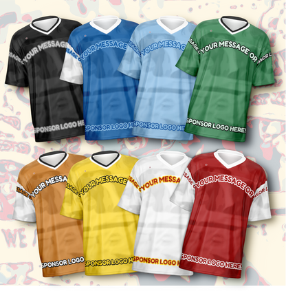  Just Being You, Your Way!-Activewear for Dudes | Get your best memories as the free style design for your next football shirt. Any design and base color!-Football Jersey - AOP - AC P0P1