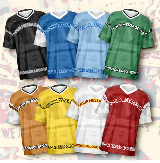  Just Being You, Your Way!-Activewear for Dudes | Get your best memories as the free style design for your next football shirt. Any design and base color!-Football Jersey - AOP - AC P0P1