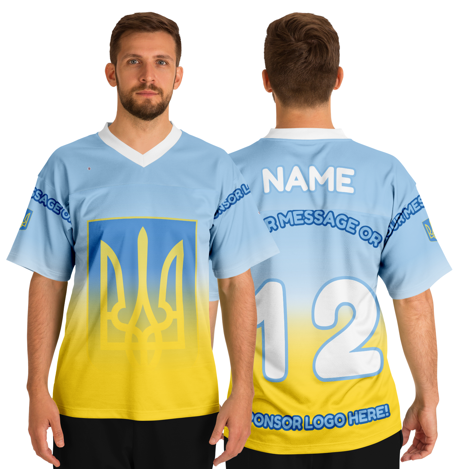  Just Being You, Your Way!-Activewear for Dudes | Get your best memories as the free style design for your next football shirt. Any design and base color!-Football Jersey - AOP - FREE STYLE LG P2P3