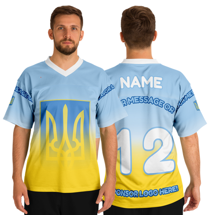  Just Being You, Your Way!-Activewear for Dudes | Get your best memories as the free style design for your next football shirt. Any design and base color!-Football Jersey - AOP - FREE STYLE LG P2P3