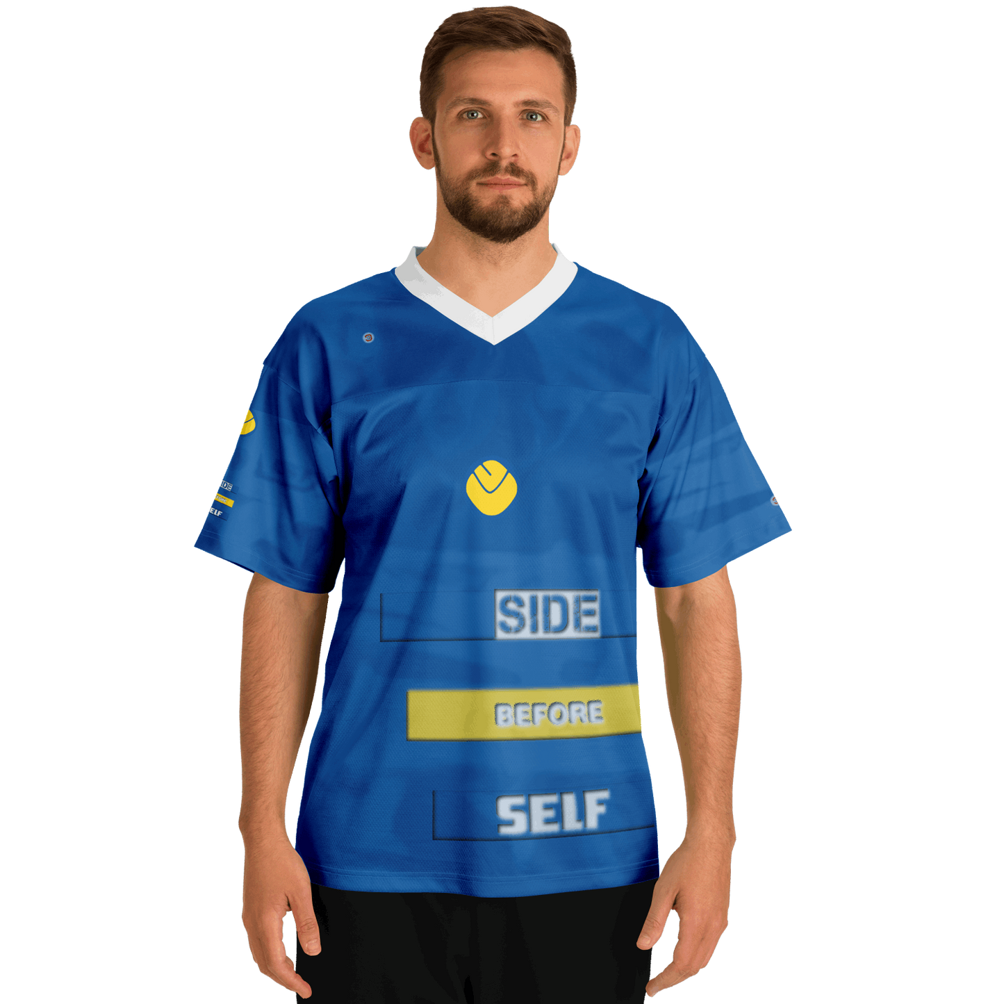  Just Being You, Your Way!-Activewear for Dudes | Get your best memories as the free style design for your next football shirt. Any design and base color!-Football Jersey - AOP - FREE STYLE SBS P3