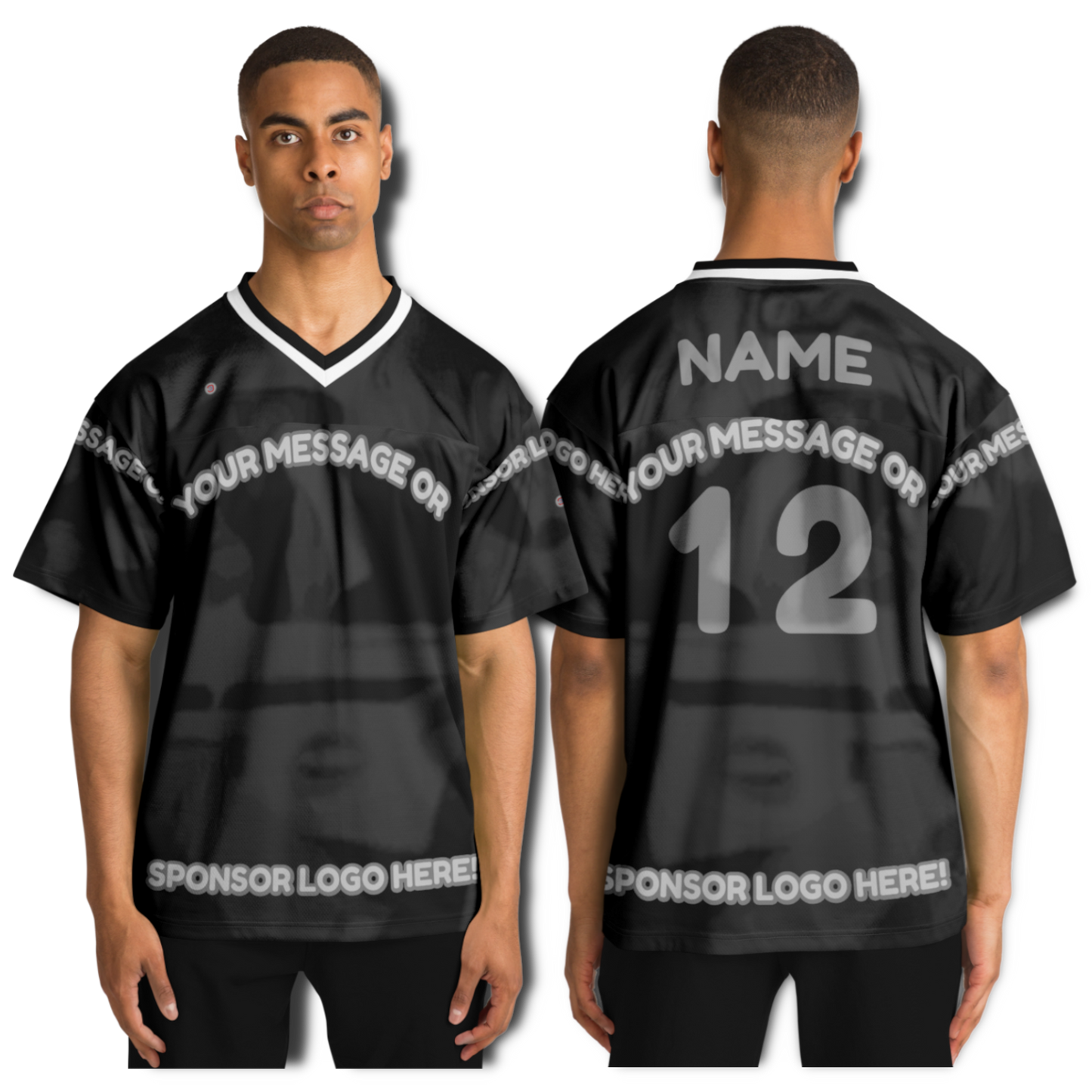  Just Being You, Your Way!-Activewear for Dudes | Get your best memories as the free style design for your next football shirt. Any design and base color!-Football Jersey - AOP - AC P0P1