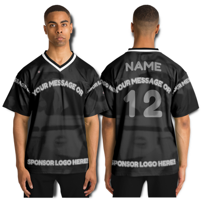  Just Being You, Your Way!-Activewear for Dudes | Get your best memories as the free style design for your next football shirt. Any design and base color!-Football Jersey - AOP - AC P0P1