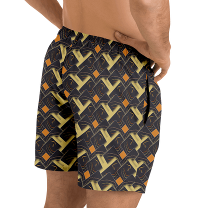  Just Being You, Your Way!-Activewear for Dudes | Look and feel like a Rivera playboy in these all-over-printed classic swimming trunks!-Swim Trunks - AOP - CC P0P1P2P3