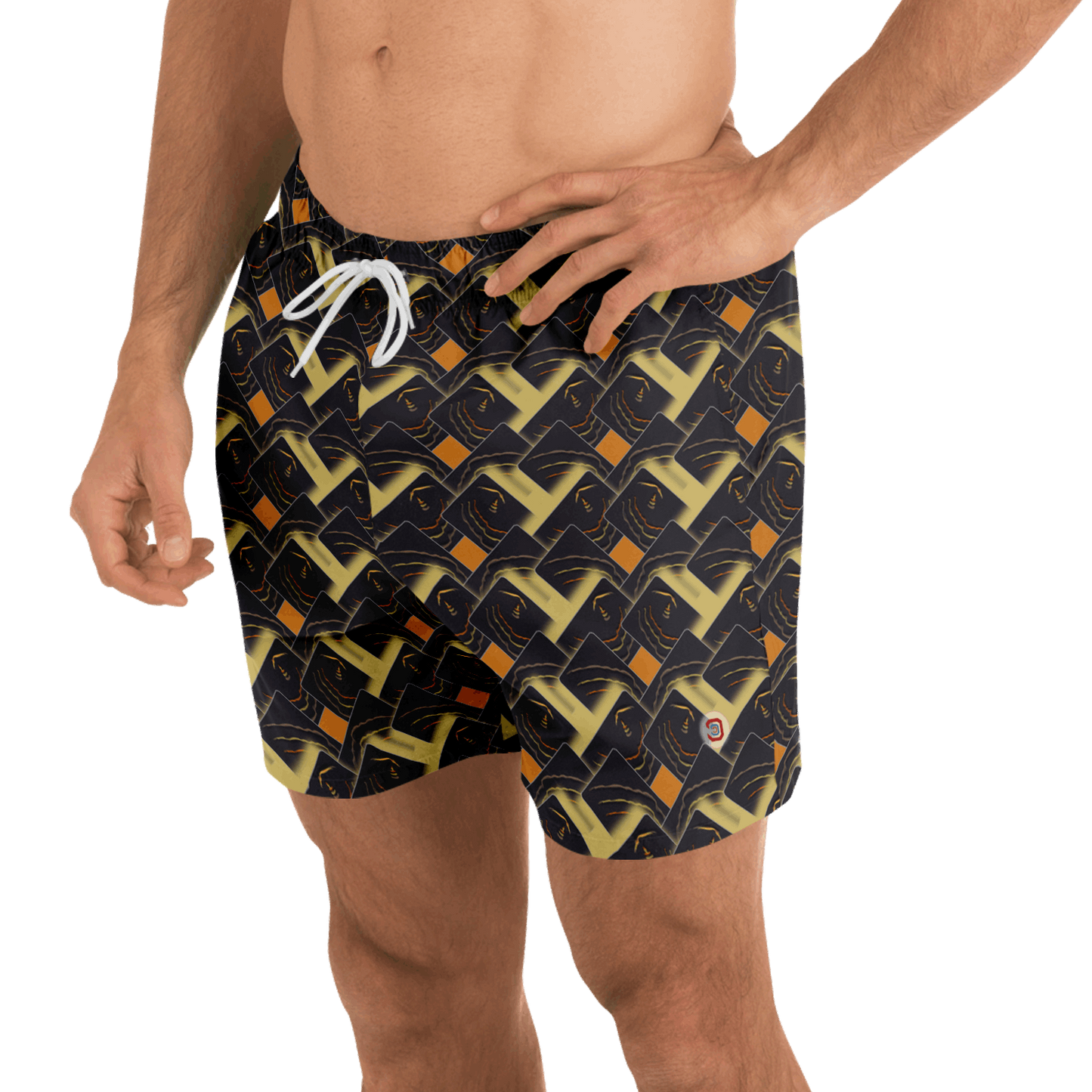  Just Being You, Your Way!-Activewear for Dudes | Look and feel like a Rivera playboy in these all-over-printed classic swimming trunks!-Swim Trunks - AOP - CC P0P1P2P3