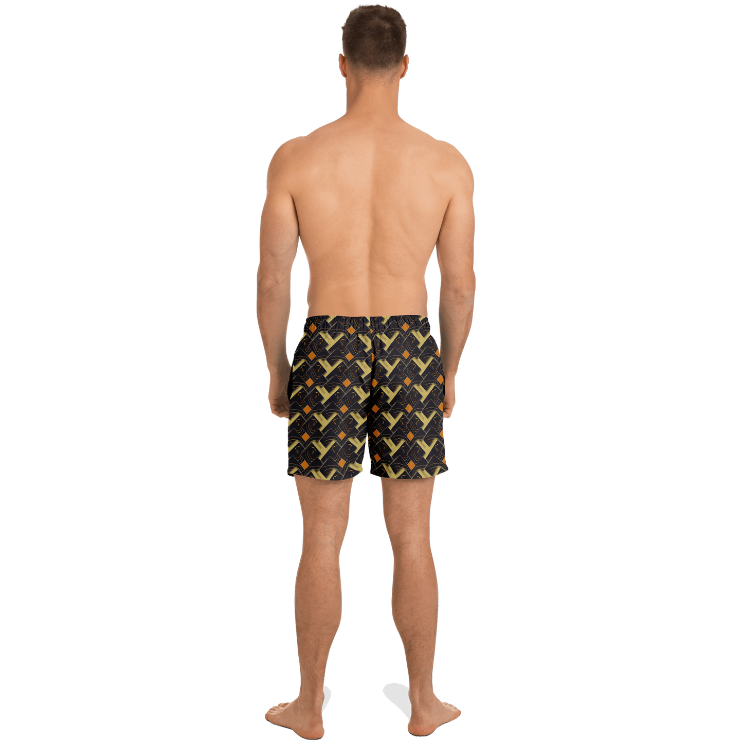  Just Being You, Your Way!-Activewear for Dudes | Look and feel like a Rivera playboy in these all-over-printed classic swimming trunks!-Swim Trunks - AOP - CC P0P1P2P3