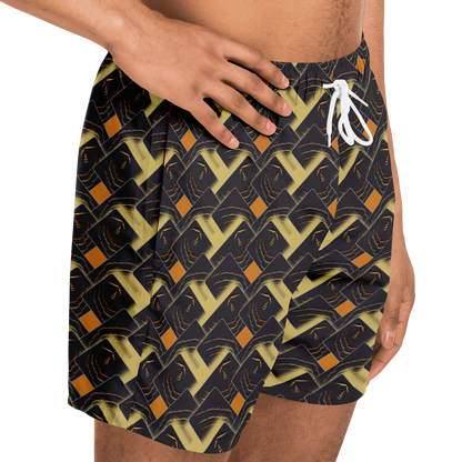  Just Being You, Your Way!-Activewear for Dudes | Look and feel like a Rivera playboy in these all-over-printed classic swimming trunks!-Swim Trunks - AOP - CC P0P1P2P3