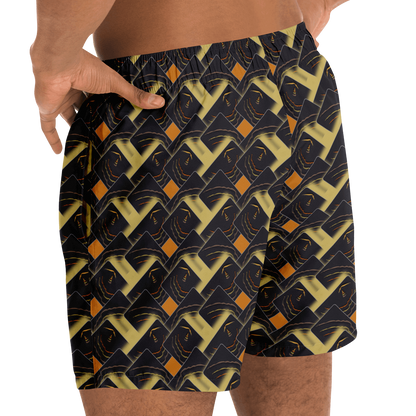  Just Being You, Your Way!-Activewear for Dudes | Look and feel like a Rivera playboy in these all-over-printed classic swimming trunks!-Swim Trunks - AOP - CC P0P1P2P3