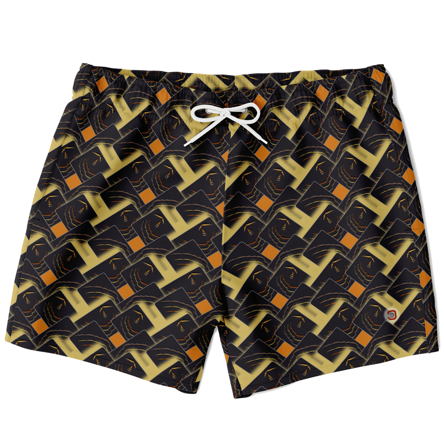  Just Being You, Your Way!-Activewear for Dudes | Look and feel like a Rivera playboy in these all-over-printed classic swimming trunks!-Swim Trunks - AOP - CC P0P1P2P3