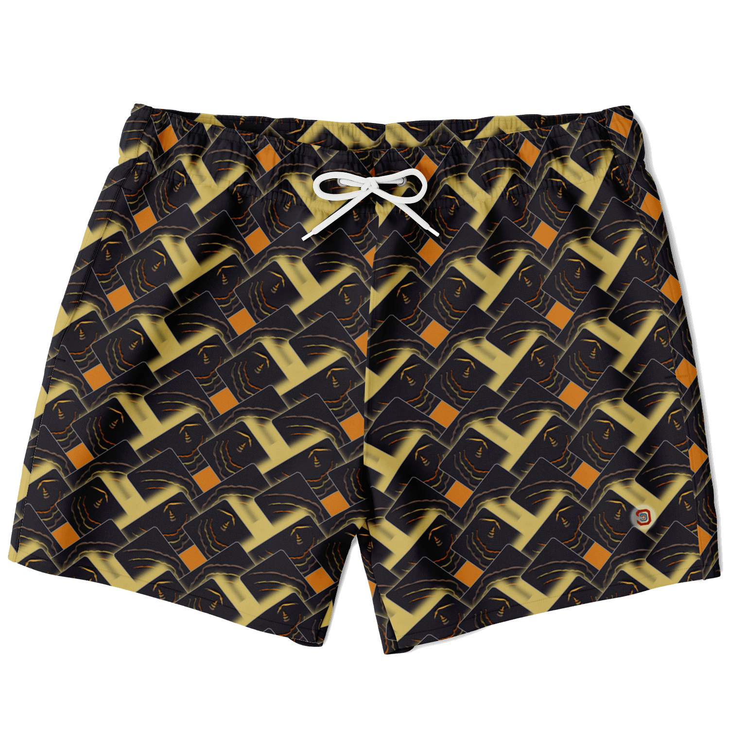  Just Being You, Your Way!-Activewear for Dudes | Look and feel like a Rivera playboy in these all-over-printed classic swimming trunks!-Swim Trunks - AOP - CC P0P1P2P3