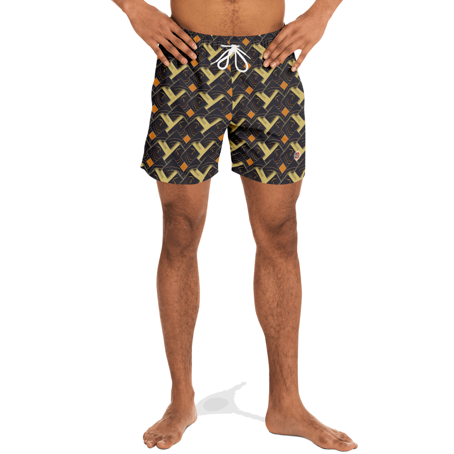  Just Being You, Your Way!-Activewear for Dudes | Look and feel like a Rivera playboy in these all-over-printed classic swimming trunks!-Swim Trunks - AOP - CC P0P1P2P3