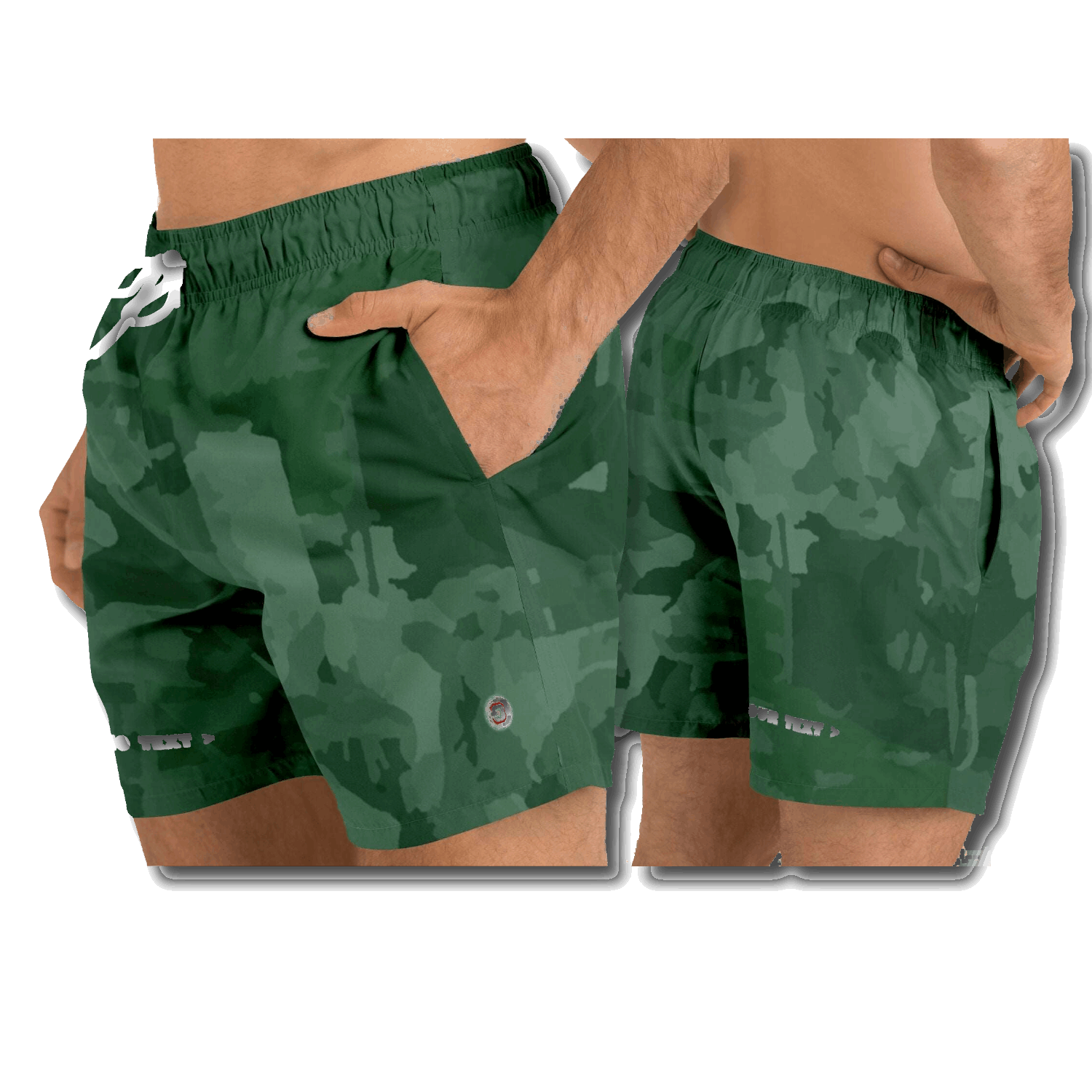  Just Being You, Your Way!-Activewear for Dudes | Look and feel like a Rivera playboy in these classic swimming trunks!-Swim Trunks - AOP - TP P0P1P2P3