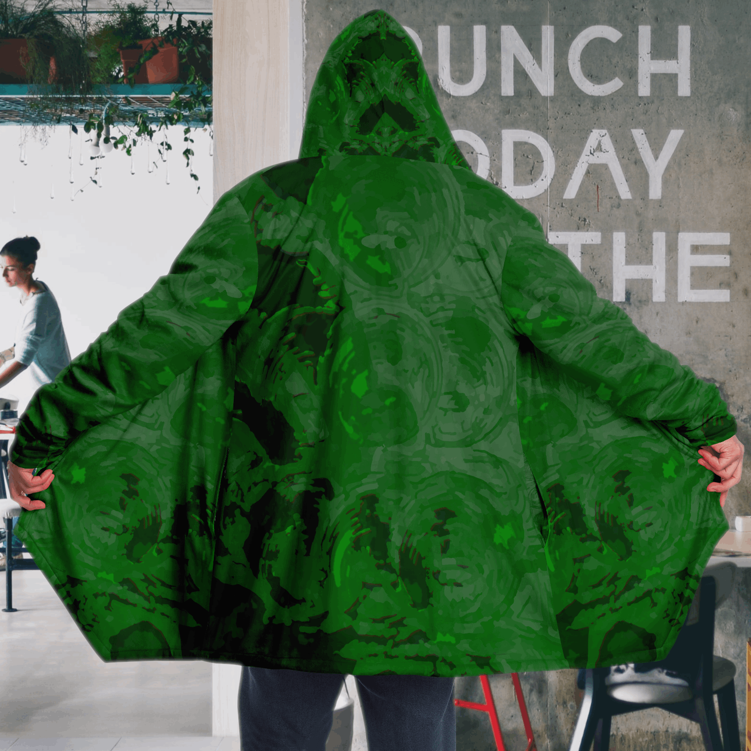  Just Being You, Your Way!-Activewear for Dudes | Your best memories as the design for your cloak. Any design and base color!-Microfleece Cloak - AOP MIX FREE STYLE P1P2P3