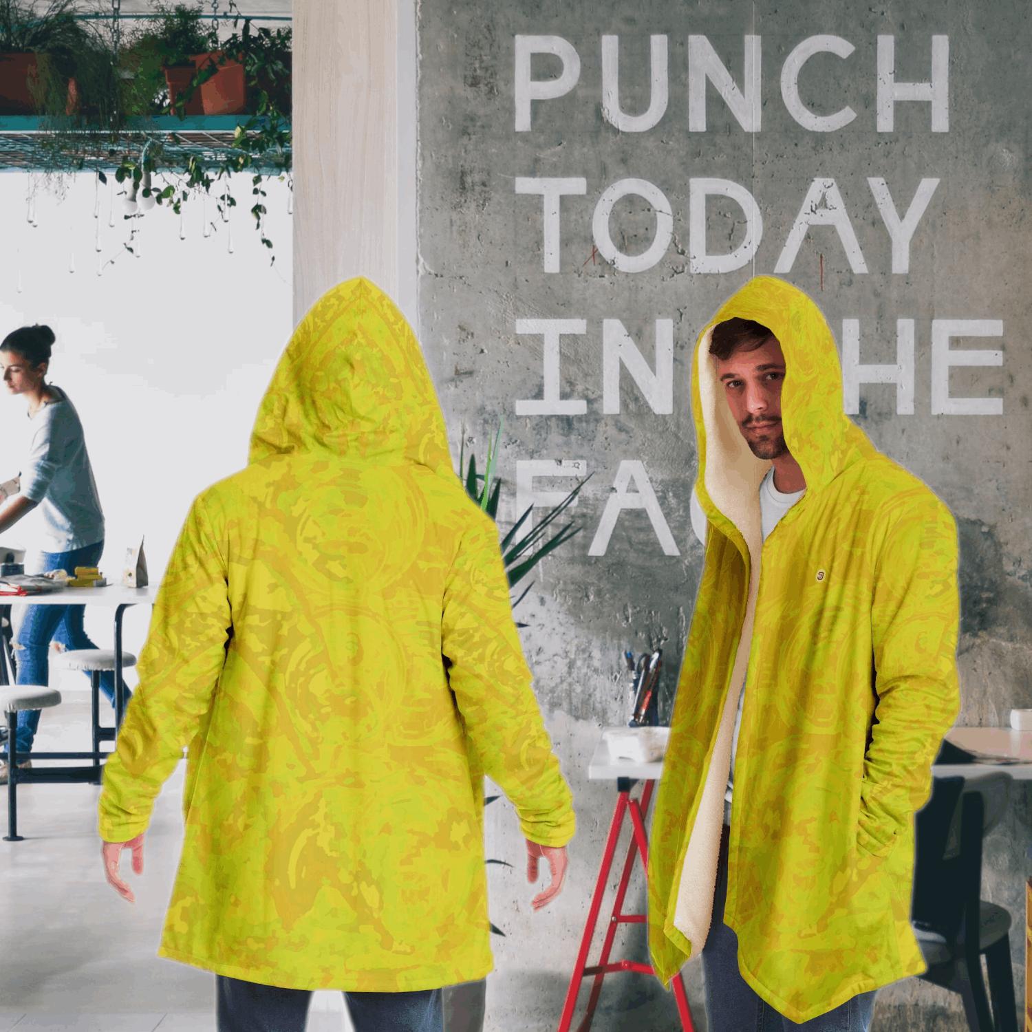  Just Being You, Your Way!-Activewear for Dudes | Your best memories as the design for your cloak. Any design and base color!-Microfleece Cloak - AOP MIX FREE STYLE P1P2P3