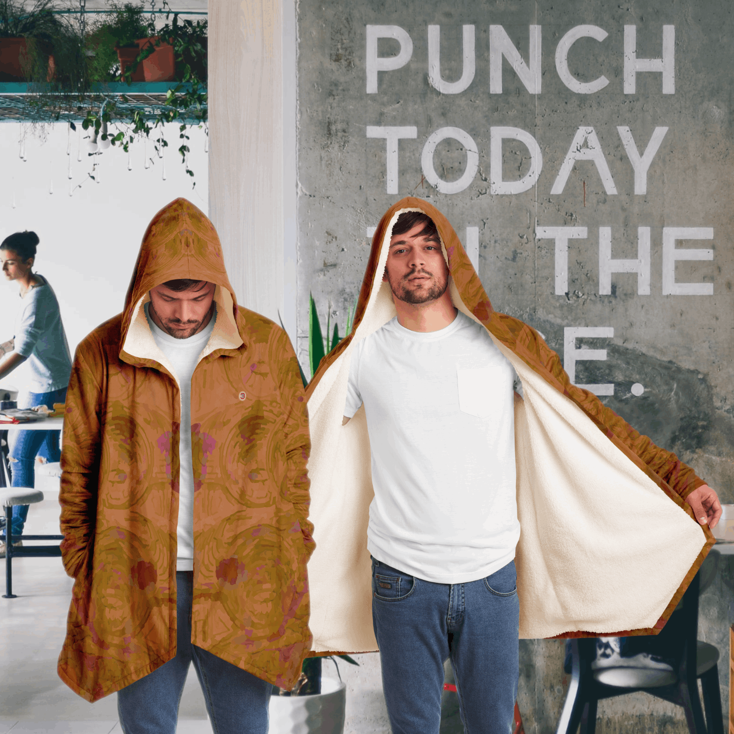  Just Being You, Your Way!-Activewear for Dudes | Your best memories as the design for your cloak. Any design and base color!-Microfleece Cloak - AOP MIX FREE STYLE P1P2P3