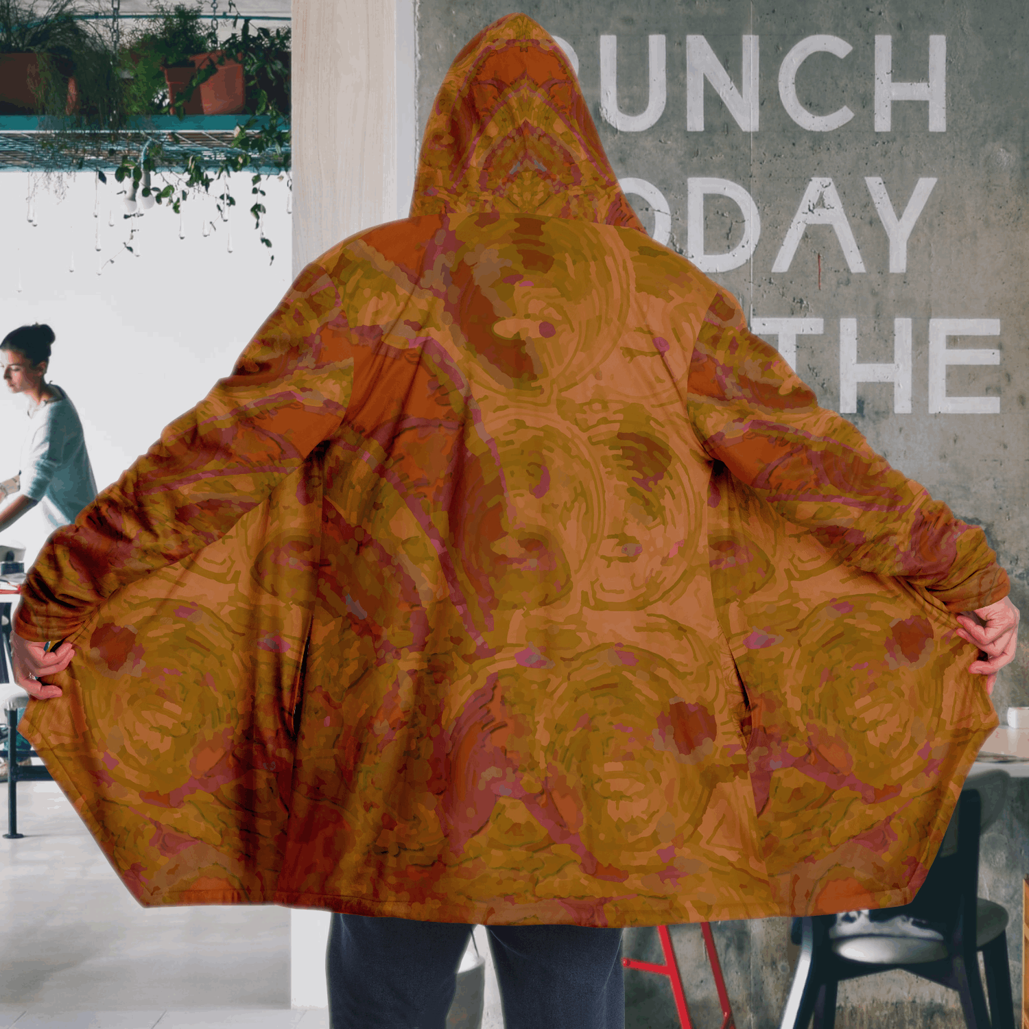  Just Being You, Your Way!-Activewear for Dudes | Your best memories as the design for your cloak. Any design and base color!-Microfleece Cloak - AOP MIX FREE STYLE P1P2P3