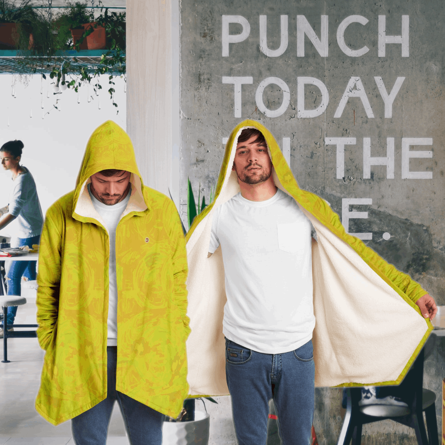  Just Being You, Your Way!-Activewear for Dudes | Your best memories as the design for your cloak. Any design and base color!-Microfleece Cloak - AOP MIX FREE STYLE P1P2P3