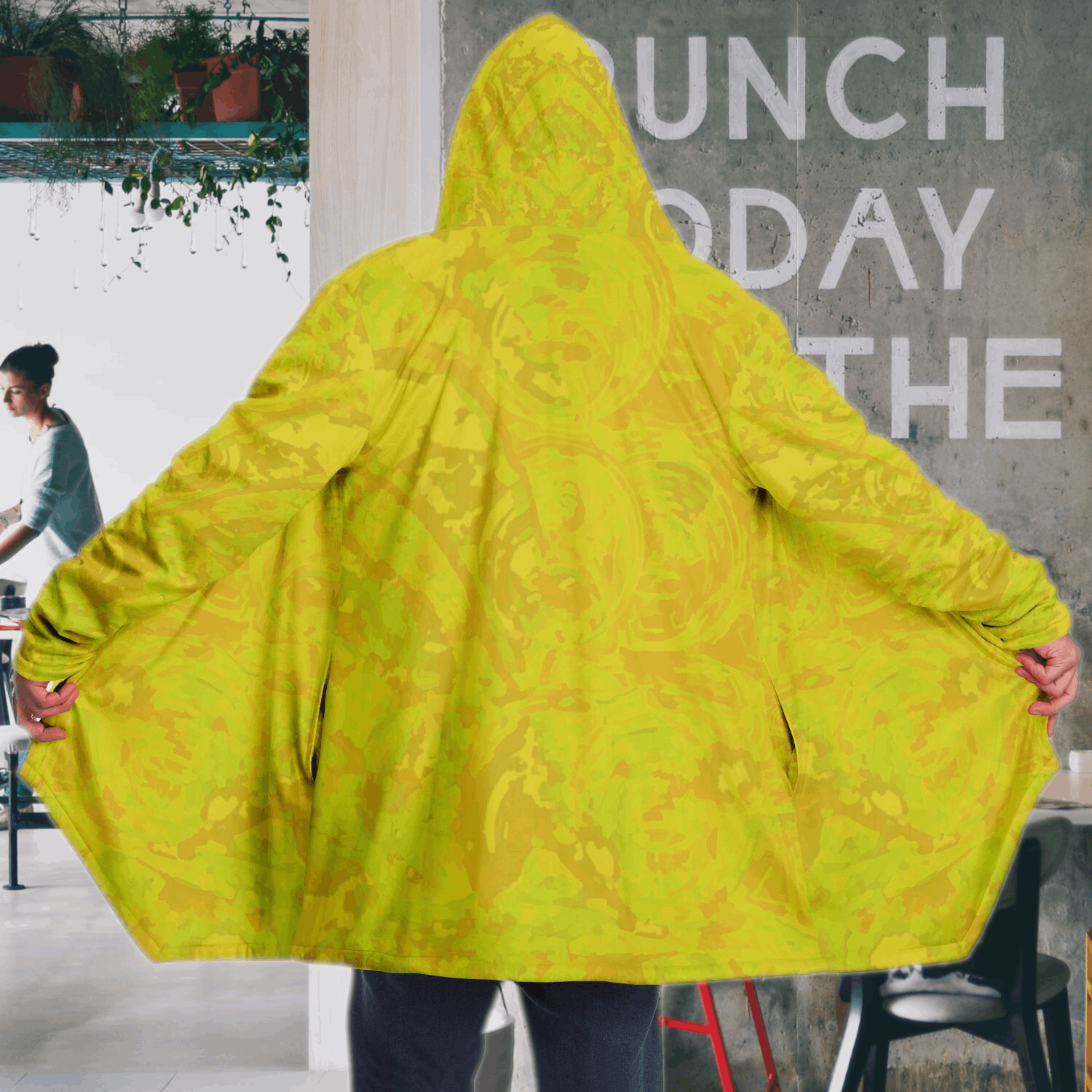  Just Being You, Your Way!-Activewear for Dudes | Your best memories as the design for your cloak. Any design and base color!-Microfleece Cloak - AOP MIX FREE STYLE P1P2P3
