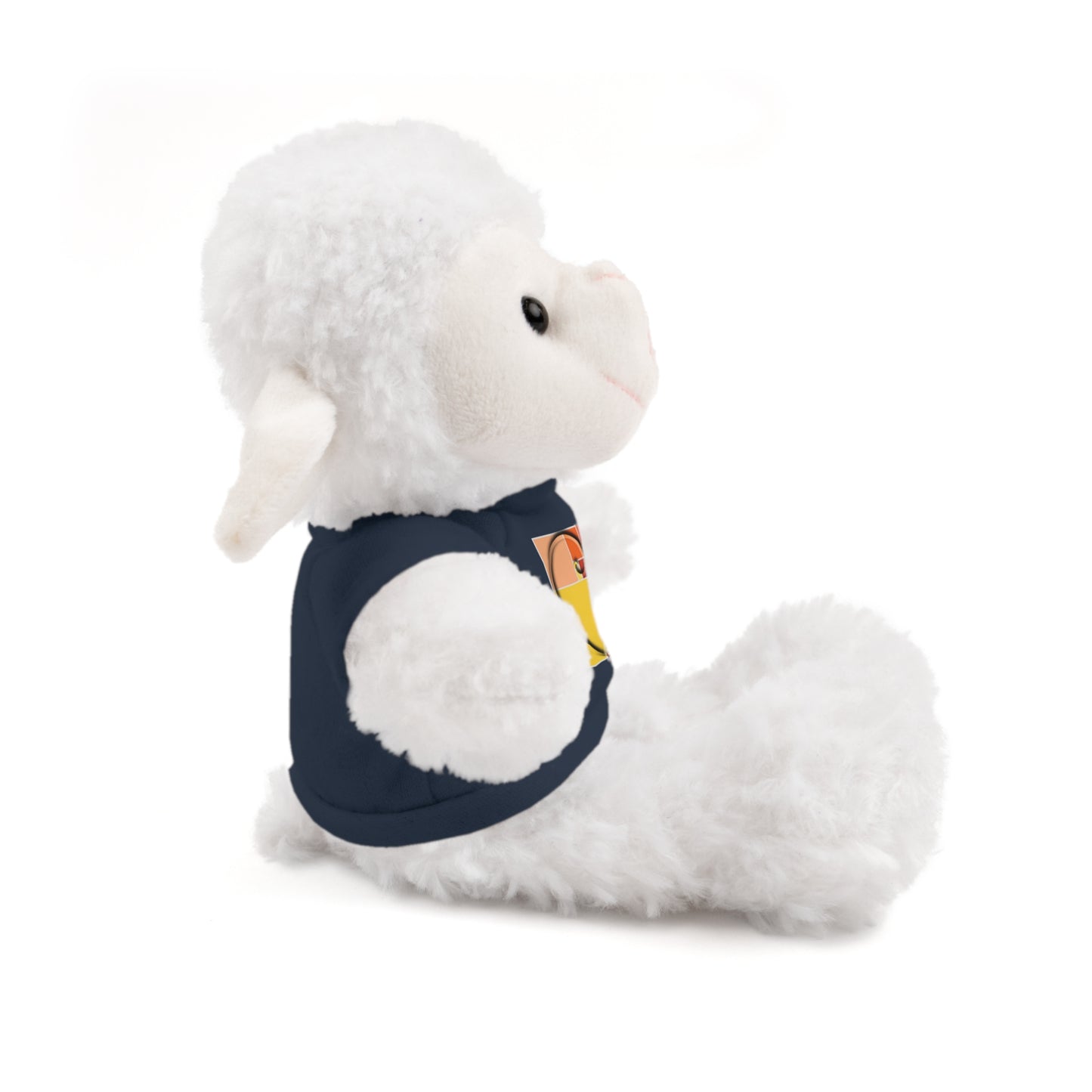 Baby Comforters | Adorable plush animal toy with T-Shirt and free personalized text Just Being You, Your Way!