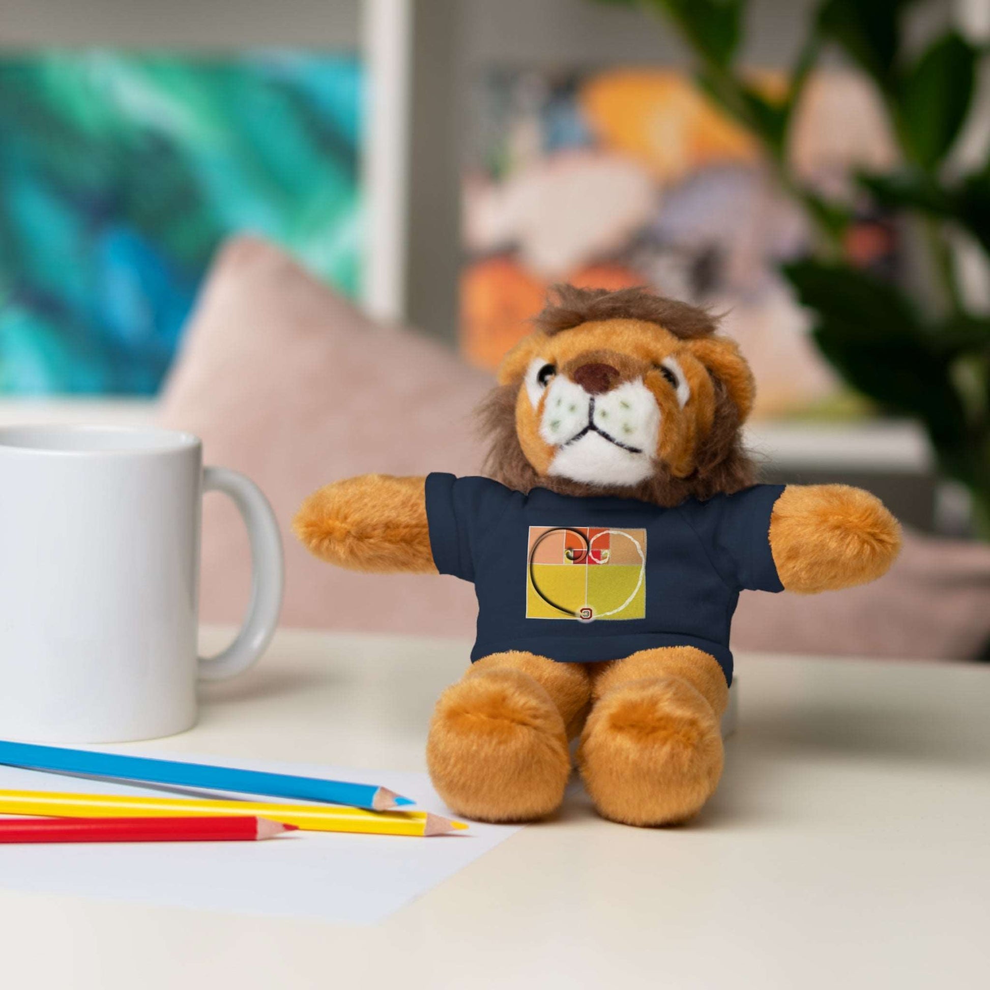 Baby Comforters | Adorable plush animal toy with T-Shirt and free personalized text Just Being You, Your Way!