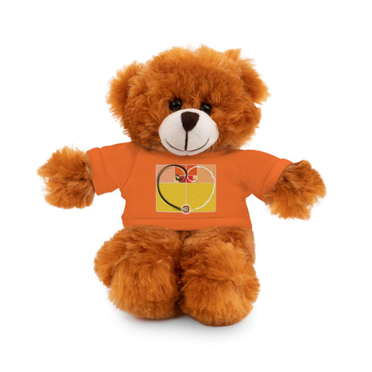 Baby Comforters | Adorable plush animal toy with T-Shirt and free personalized text Just Being You, Your Way!