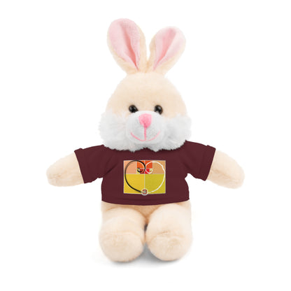 Baby Comforters | Adorable plush animal toy with T-Shirt and free personalized text Just Being You, Your Way!