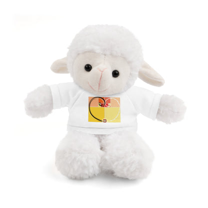 Baby Comforters | Adorable plush animal toy with T-Shirt and free personalized text Just Being You, Your Way!