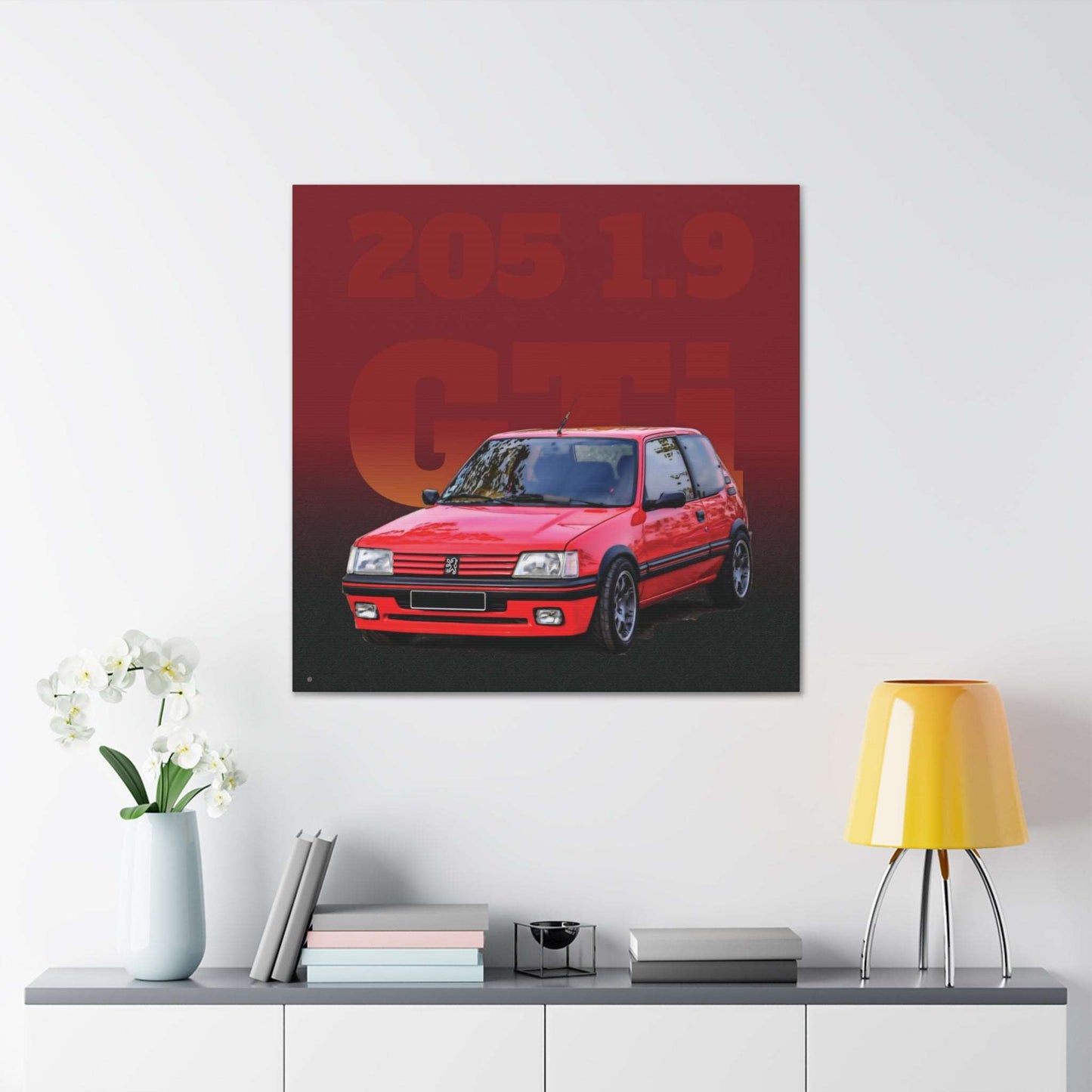  Just Being You, Your Way!-Canvas Wall Art | 205 1.9 GTi is more than just a canvas art print. It captures the beauty and power of the 205 GTi-Canvas Print - 205 GTI - P0P1P2P3