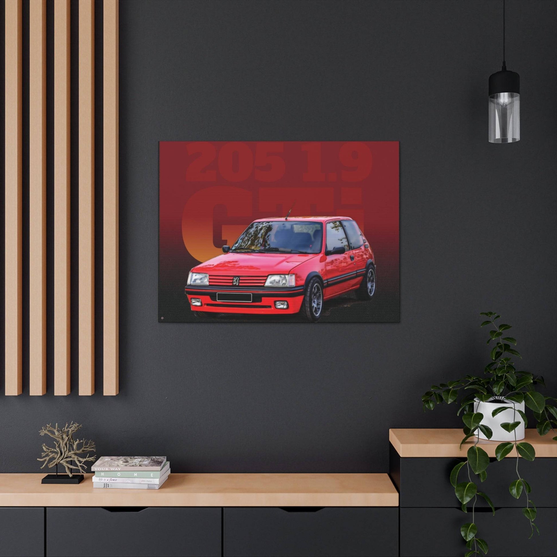  Just Being You, Your Way!-Canvas Wall Art | 205 1.9 GTi is more than just a canvas art print. It captures the beauty and power of the 205 GTi-Canvas Print - 205 GTI - P0P1P2P3