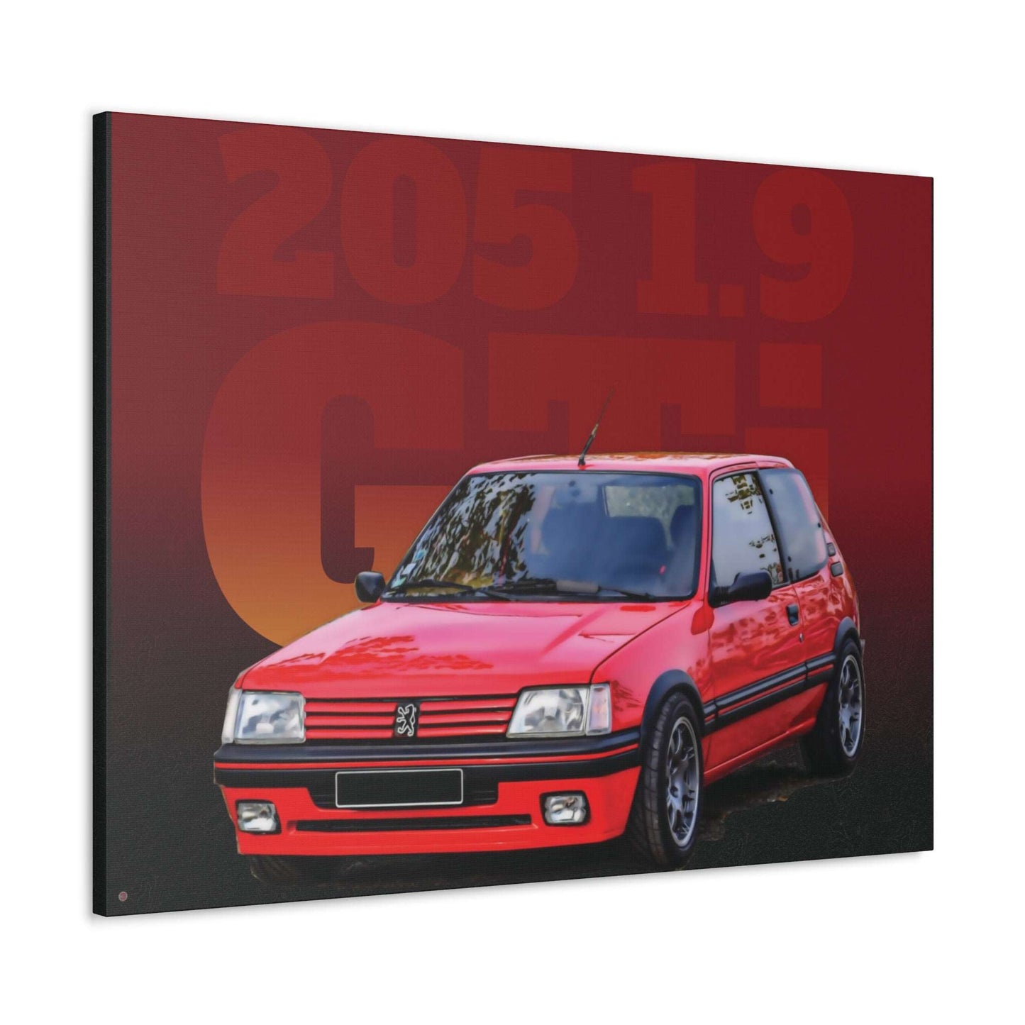  Just Being You, Your Way!-Canvas Wall Art | 205 1.9 GTi is more than just a canvas art print. It captures the beauty and power of the 205 GTi-Canvas Print - 205 GTI - P0P1P2P3