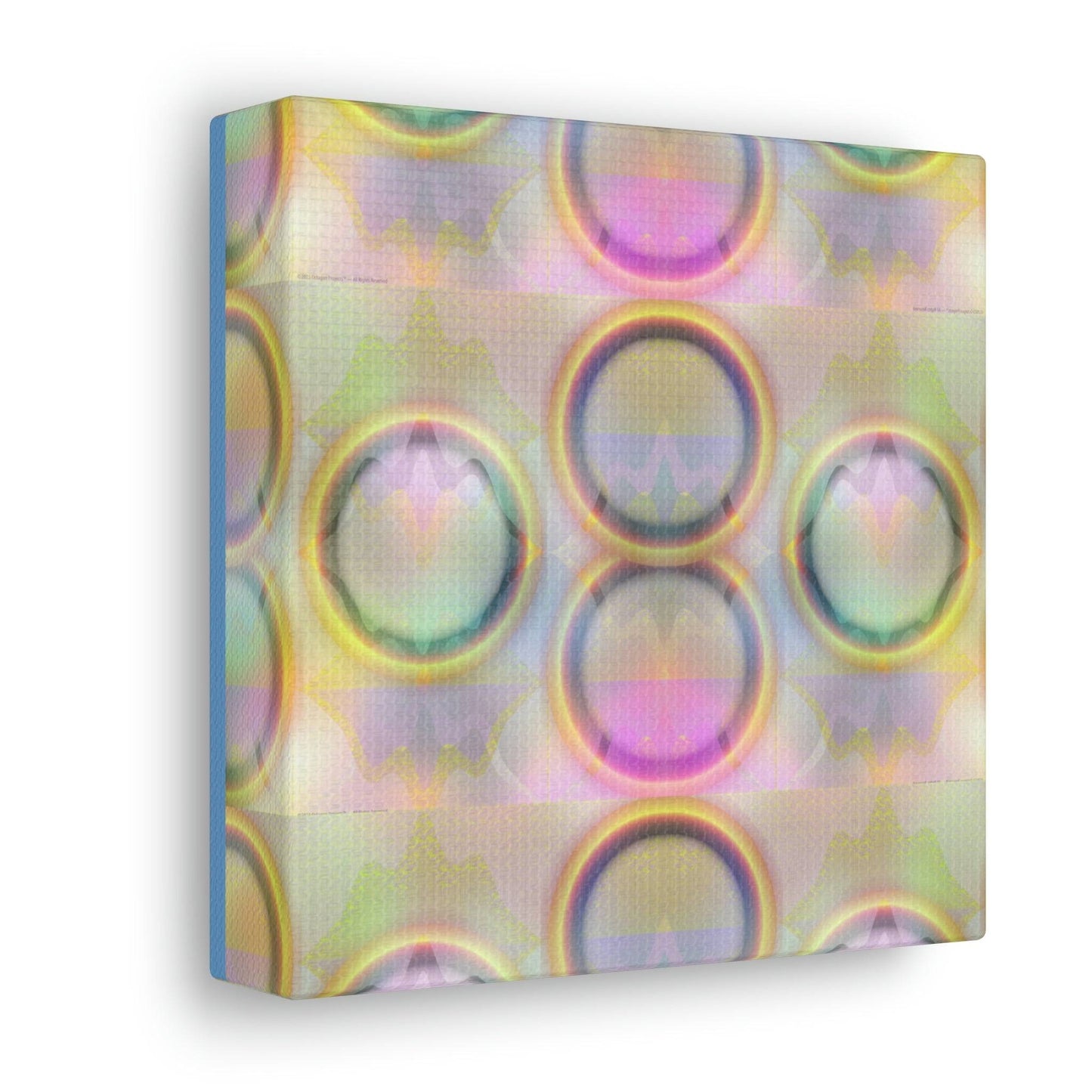  Just Being You, Your Way!-Canvas Wall Art | 4-Rings rainbow adds a splash of color and magic to your home-Canvas Print - 4R P0P1P2P3