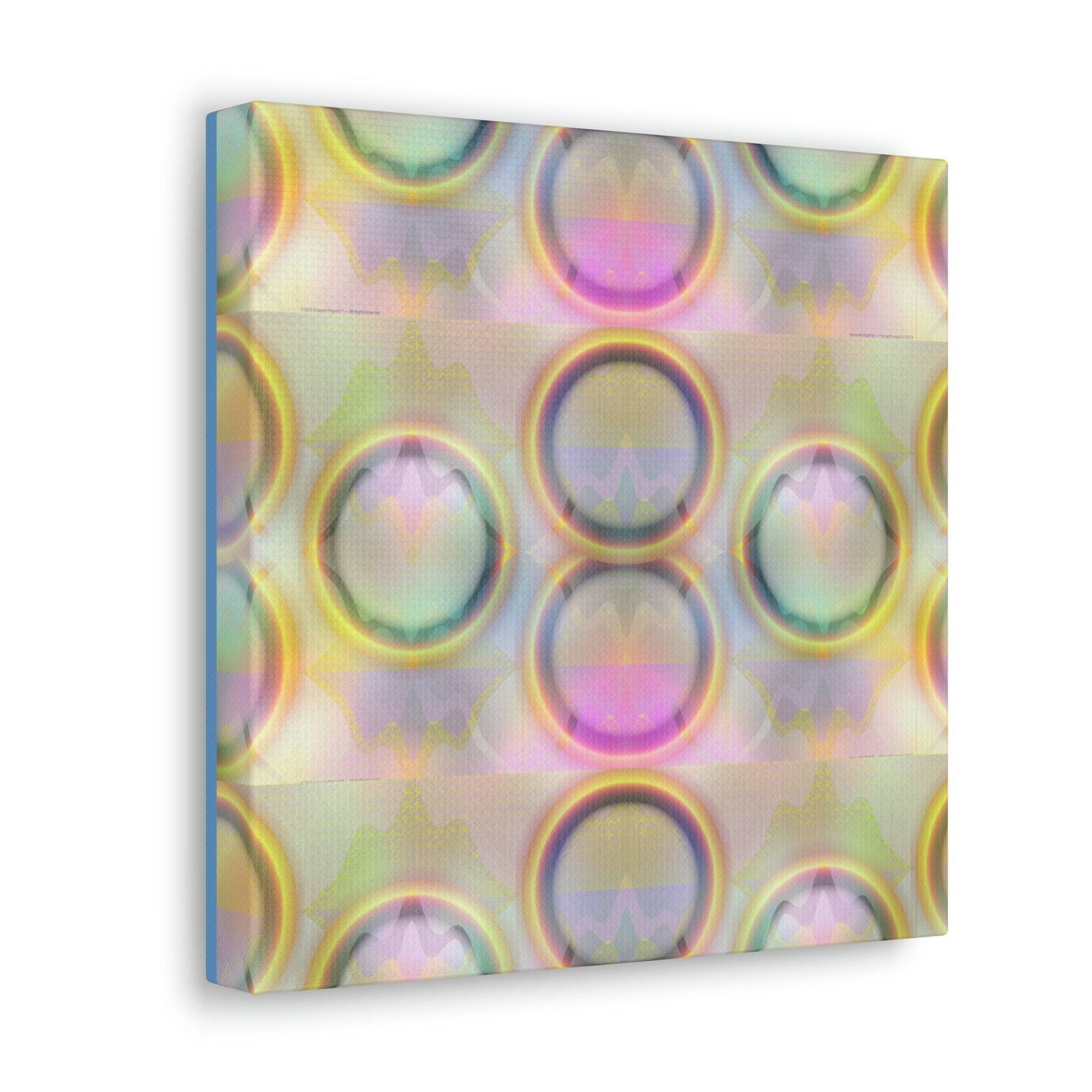  Just Being You, Your Way!-Canvas Wall Art | 4-Rings rainbow adds a splash of color and magic to your home-Canvas Print - 4R P0P1P2P3