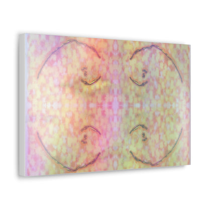  Just Being You, Your Way!-Canvas Wall Art | Four fish in a rainbow-colored sea captures the beauty and mystery of the deep-Canvas Print - 4F P0P1P2P3